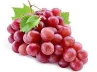 racimo uvas rojas